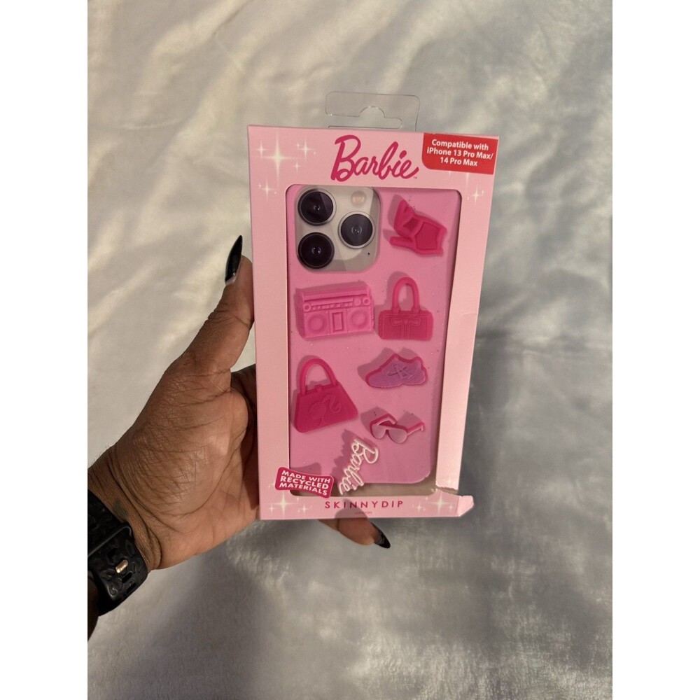 Barbie Pink Skinny Dip  iPhone 13 & 14 PRO MAX 3D Rubber Shockproof Case New
